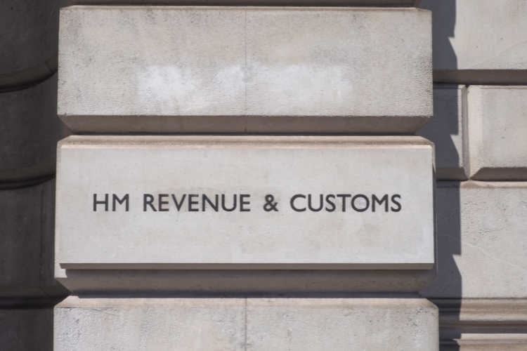 A sign that says HMRC